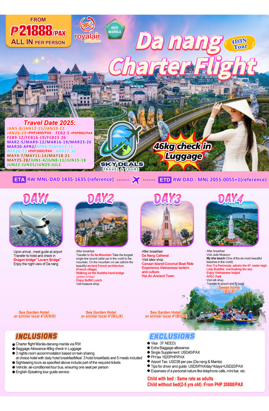 Hongkong Guangdong 4 Tage 3 Nächte Paket All-In