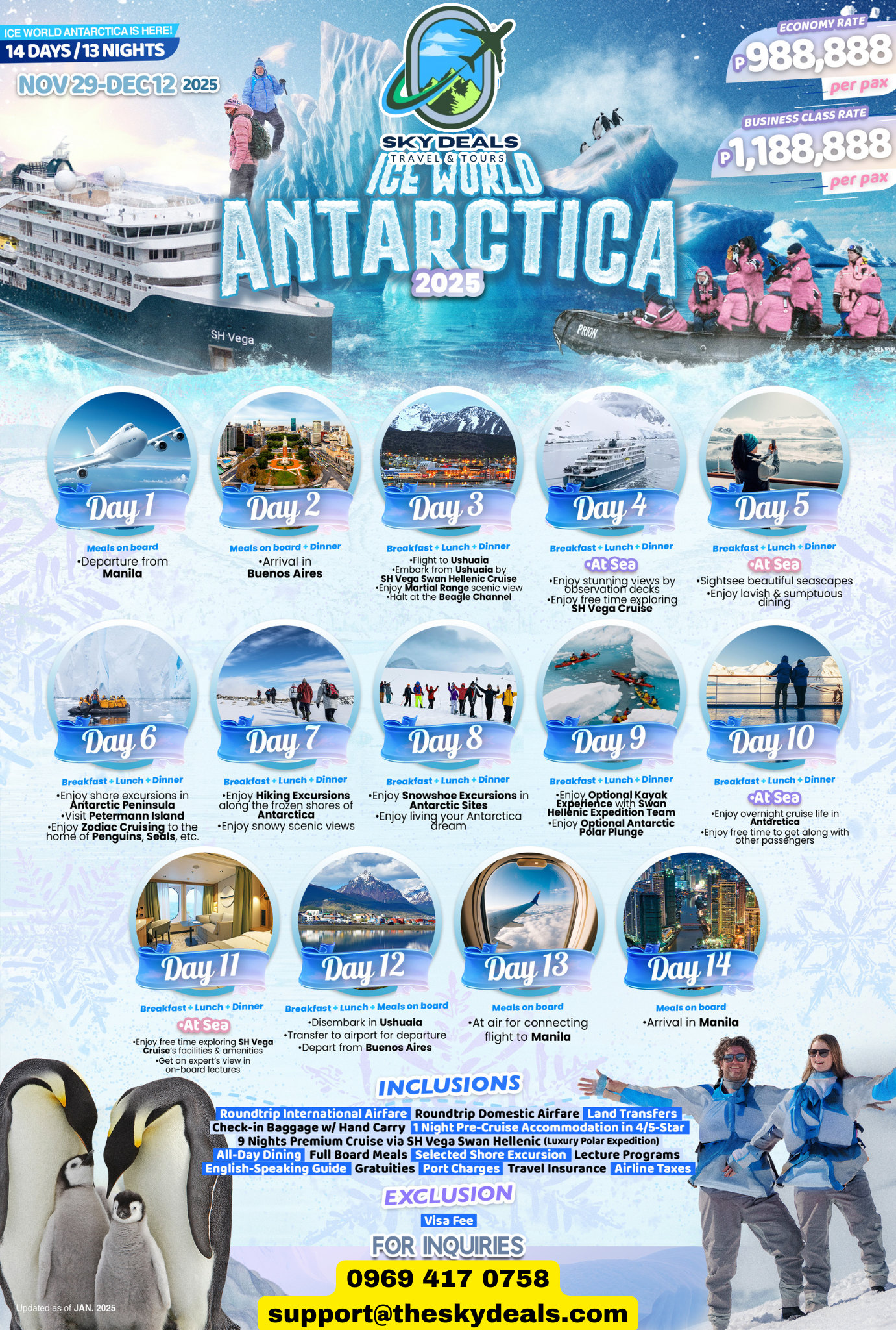 14 Days And 13 Nights Antarctica Nov-Dec 2025