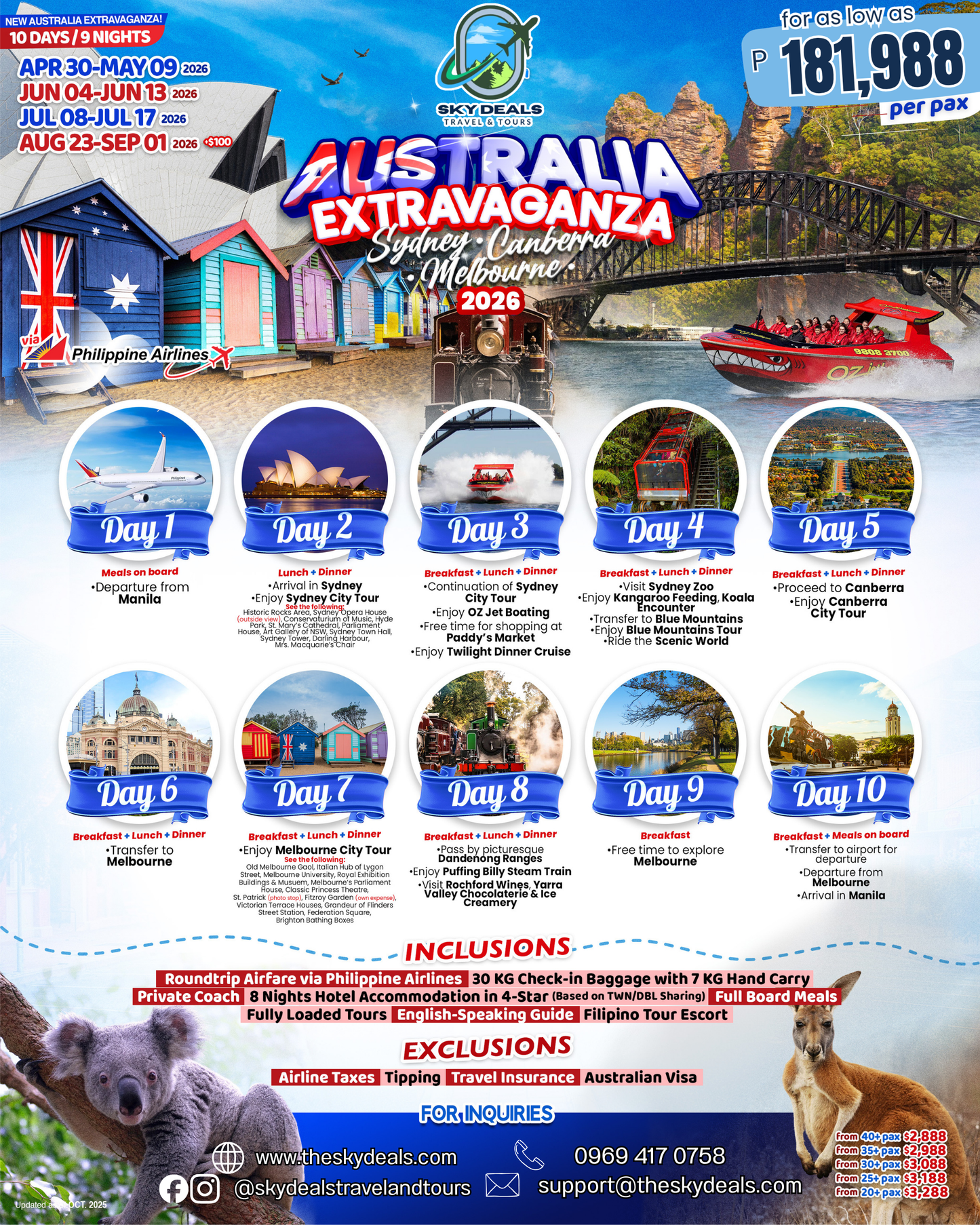10 Days 9 Nights Australia Extravaganza | Sydney • Canberra • Melbourne | JUNE to AUGUST 2026