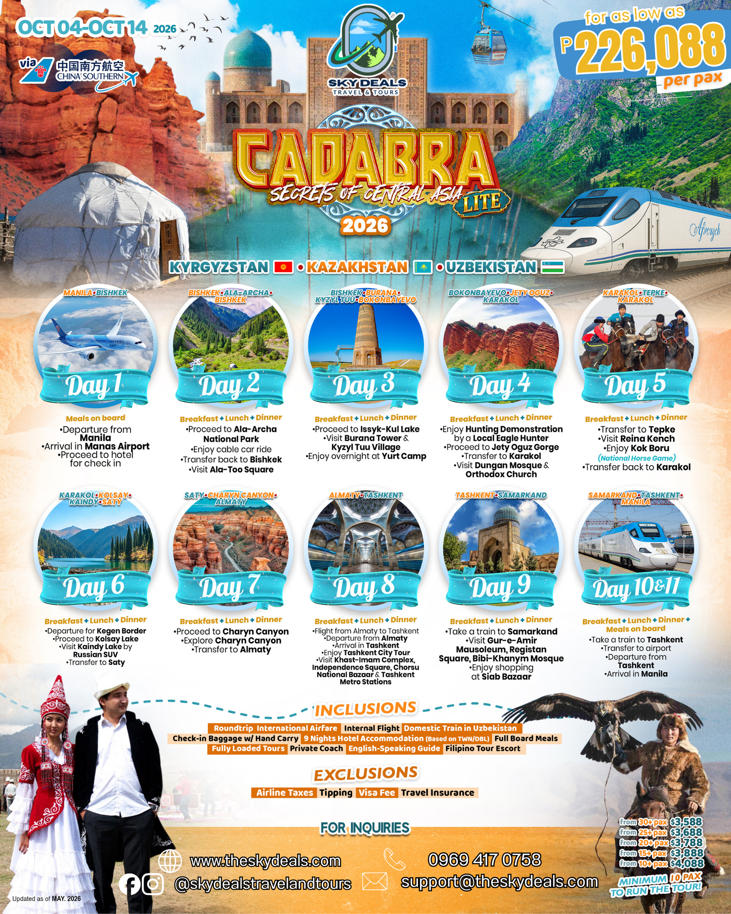 11 Days 10 Nights Secrets of Central Asia | OCTOBER 2026