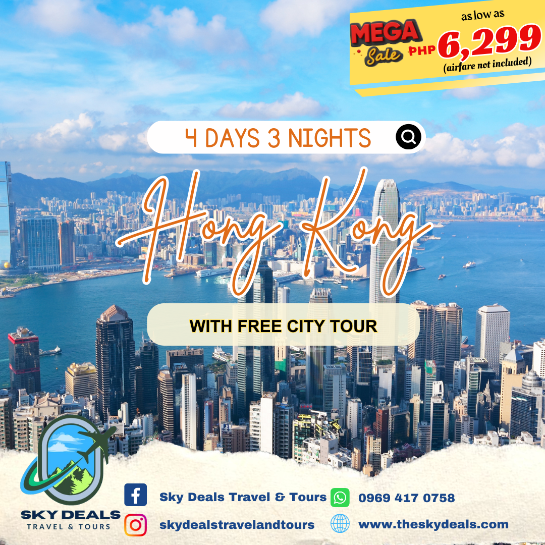 HONG KONG 4Days 3Nights with FREE CITY TOUR (BUDGET HOTEL)