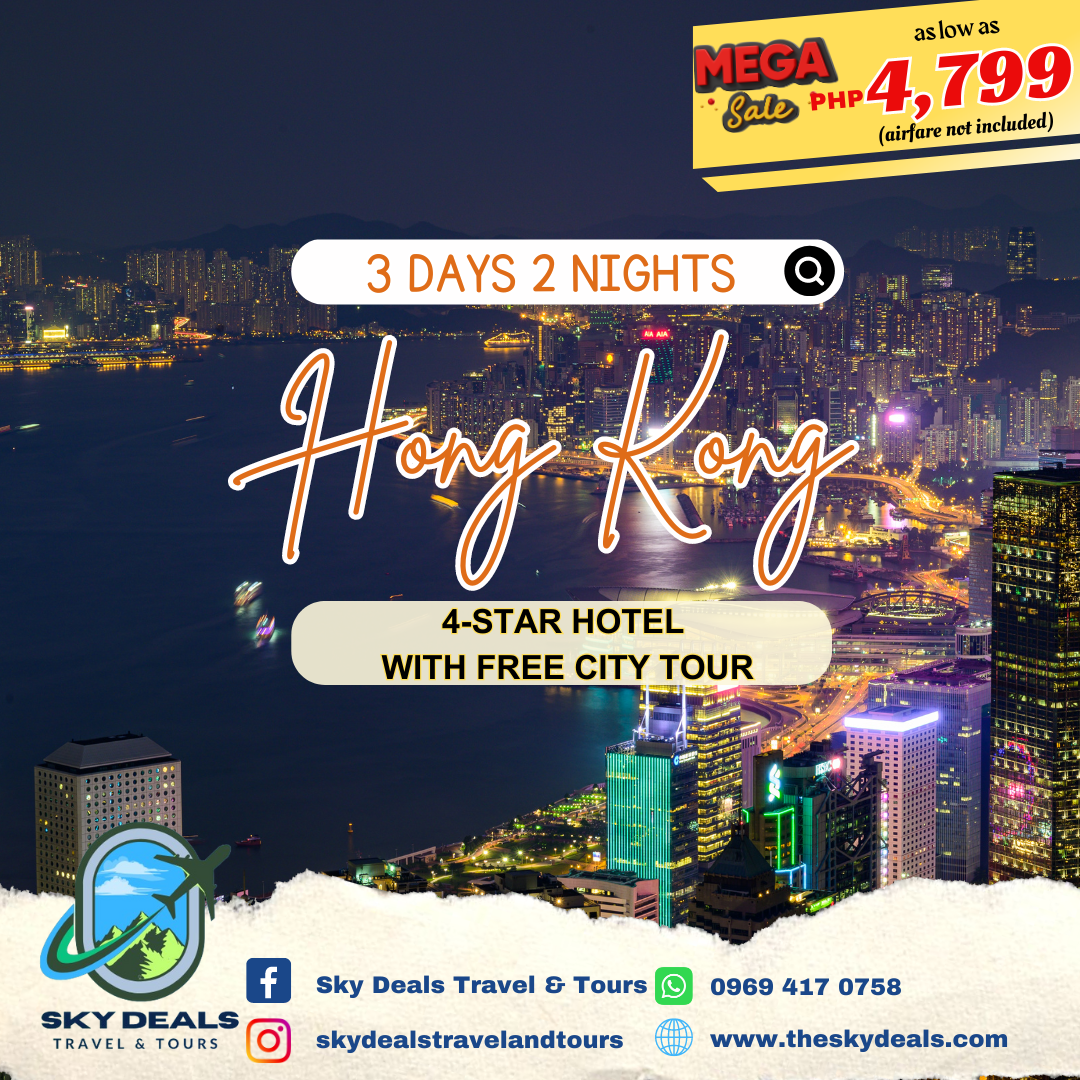 HONG KONG 3Days 2Nights Package (BUDGET HOTEL)