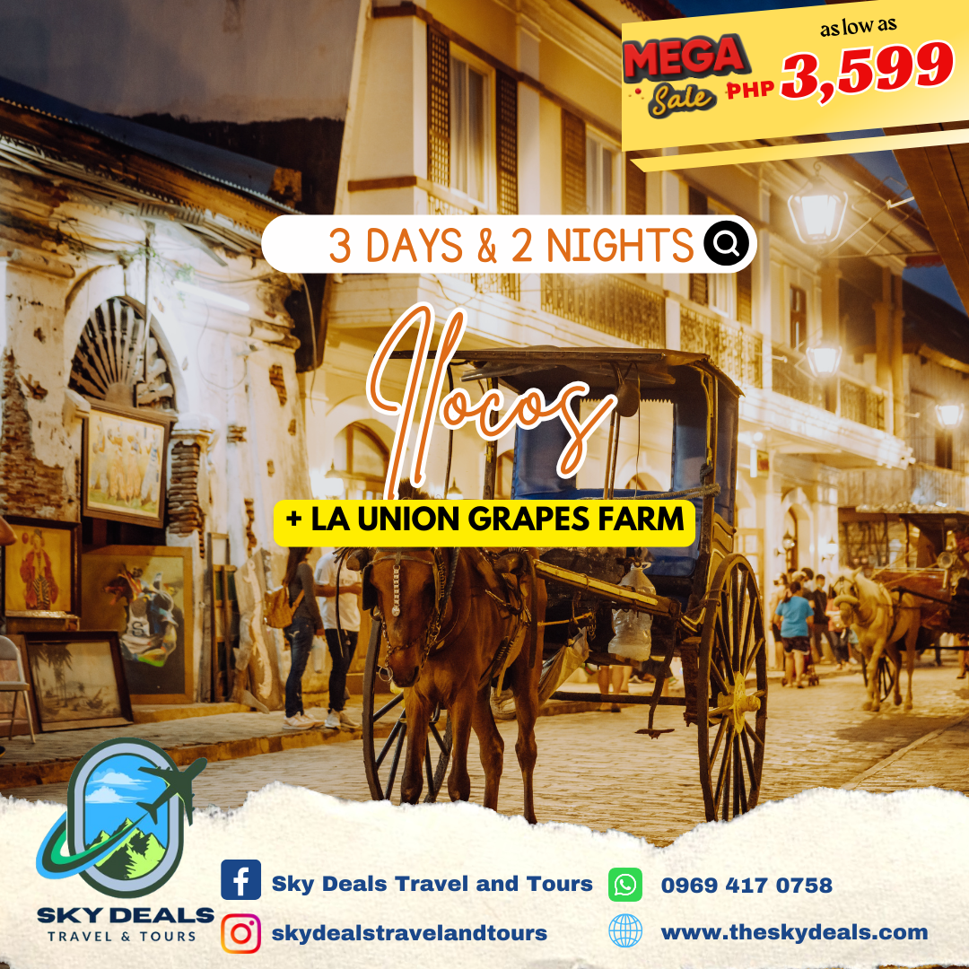 3 Days 2 Nights Ilocos + La Union Grapes Farm