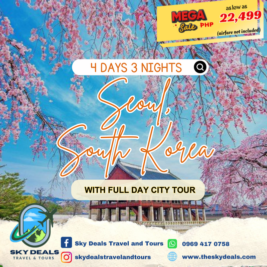 SEOUL South Korea 4Days 3Nights Package