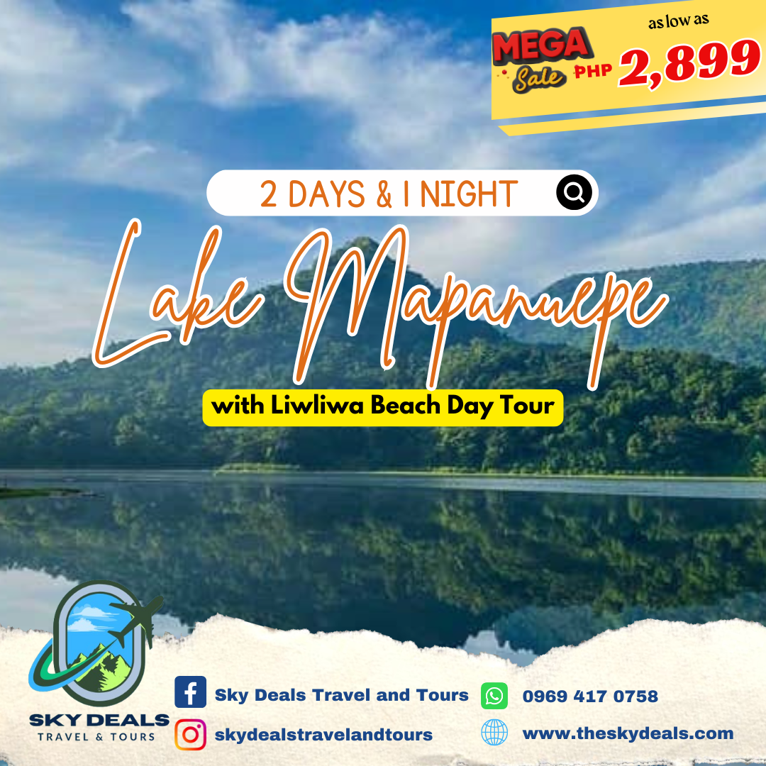 2 Days 1 Night Lake Mapanuepe with liwliwa Beach Day Tour